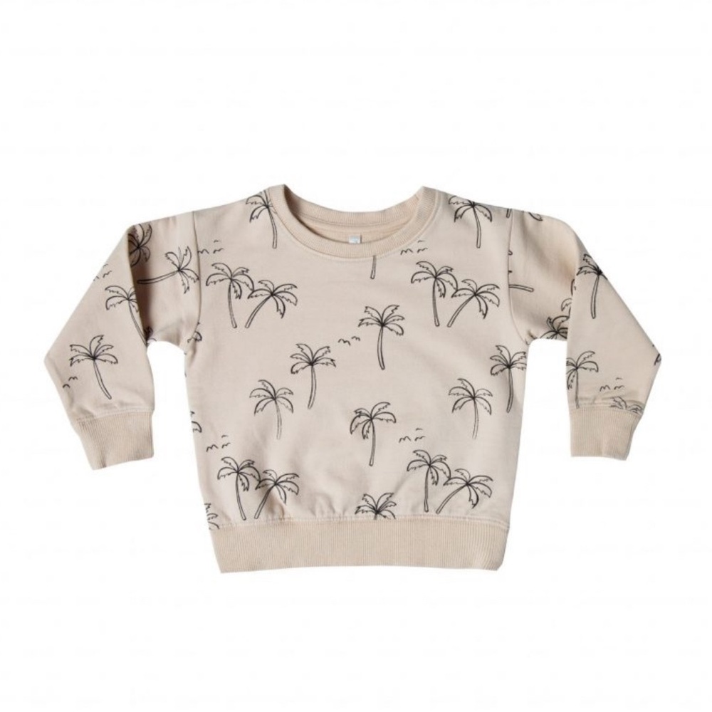 Rylee and Cru Palm Tree Sweatshirt - 3-6 months